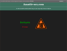 Tablet Screenshot of amator-sex.com